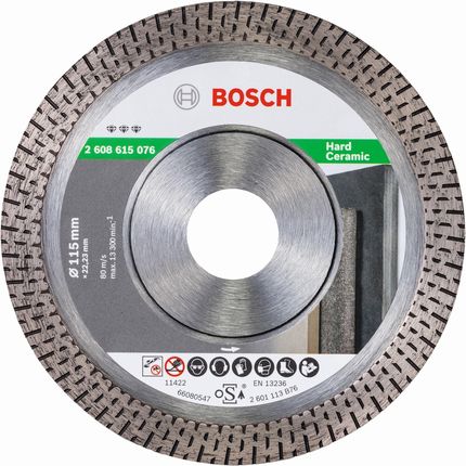Bosch diamentowa tarcza tnąca best for hard ceramics 2608615076