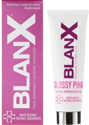 BLANX PRO Glossy Pink pasta do zębów dogłębnie wybielająca 75ml