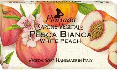 Florinda mydło naturalne roślinne biała brzoskwinia 100g 
