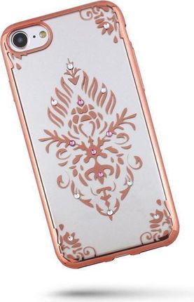 Beeyo Floral Huawei P10 Lite różowo złoty (GSM029669)