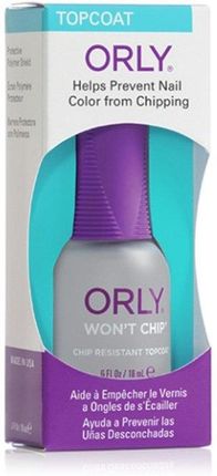 Orly Won't Chip top chroniący przed ścieraniem 18ml 