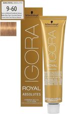 Schwarzkopf Professional Igora Royal Absolutes Farba Do Wlosow 9 60 60ml Opinie I Ceny Na Ceneo Pl