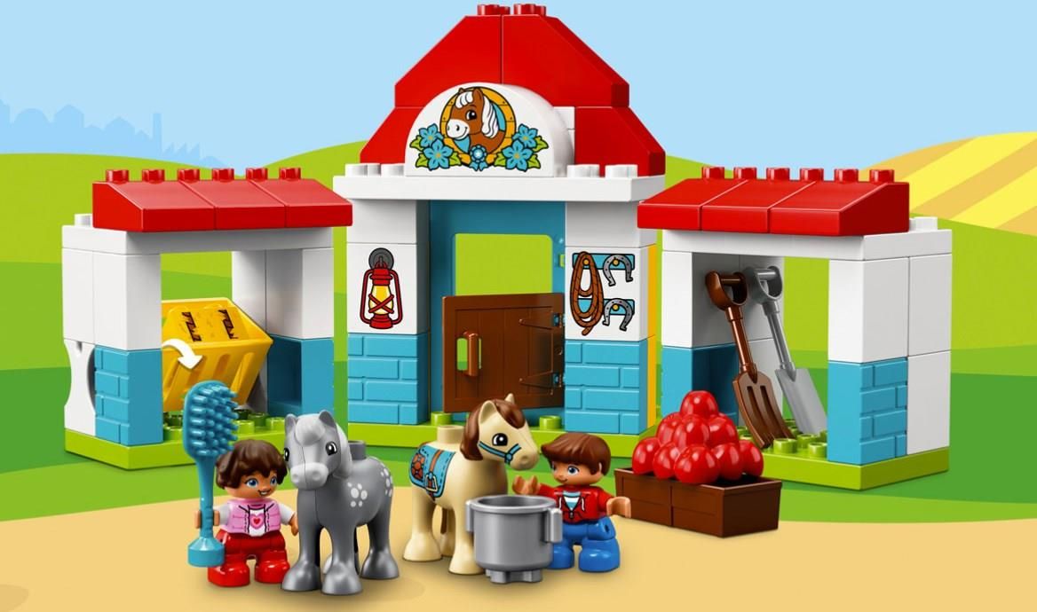 Klocki Lego Duplo Stajnia Z Kucykami 10868 Ceny I Opinie Ceneopl