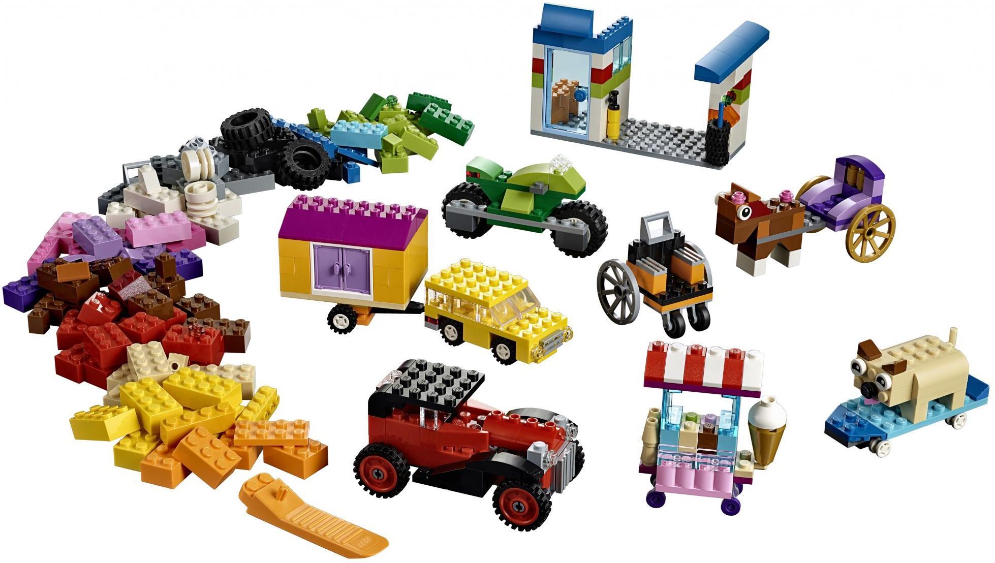 Klocki Lego Classic Klocki Na Kółkach 10715 Ceny I Opinie Ceneopl