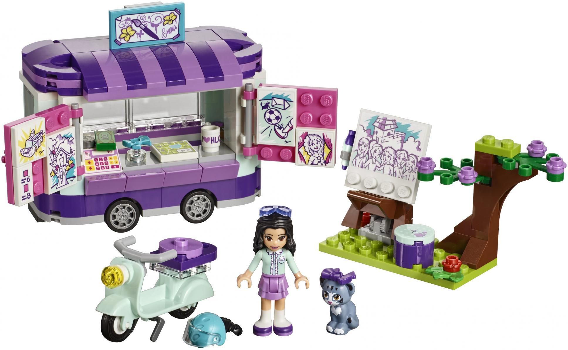 Klocki Lego Friends Stoisko Z Rysunkami Emmy 41332 Ceny I Opinie