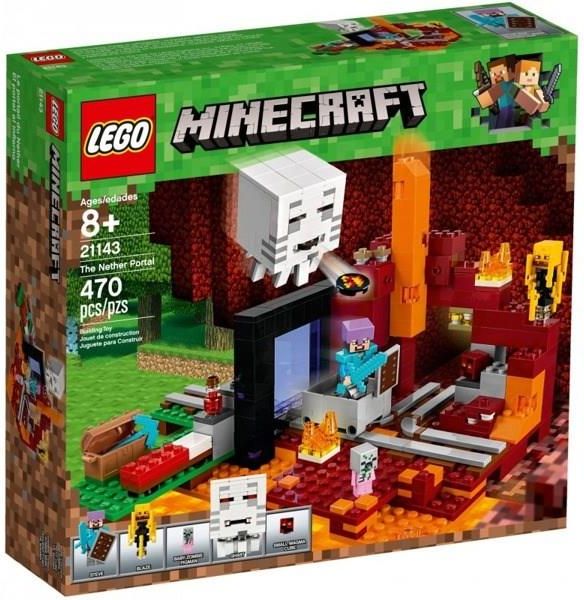 Klocki Lego Minecraft Portal Netheru 21143 Ceny I Opinie Ceneopl