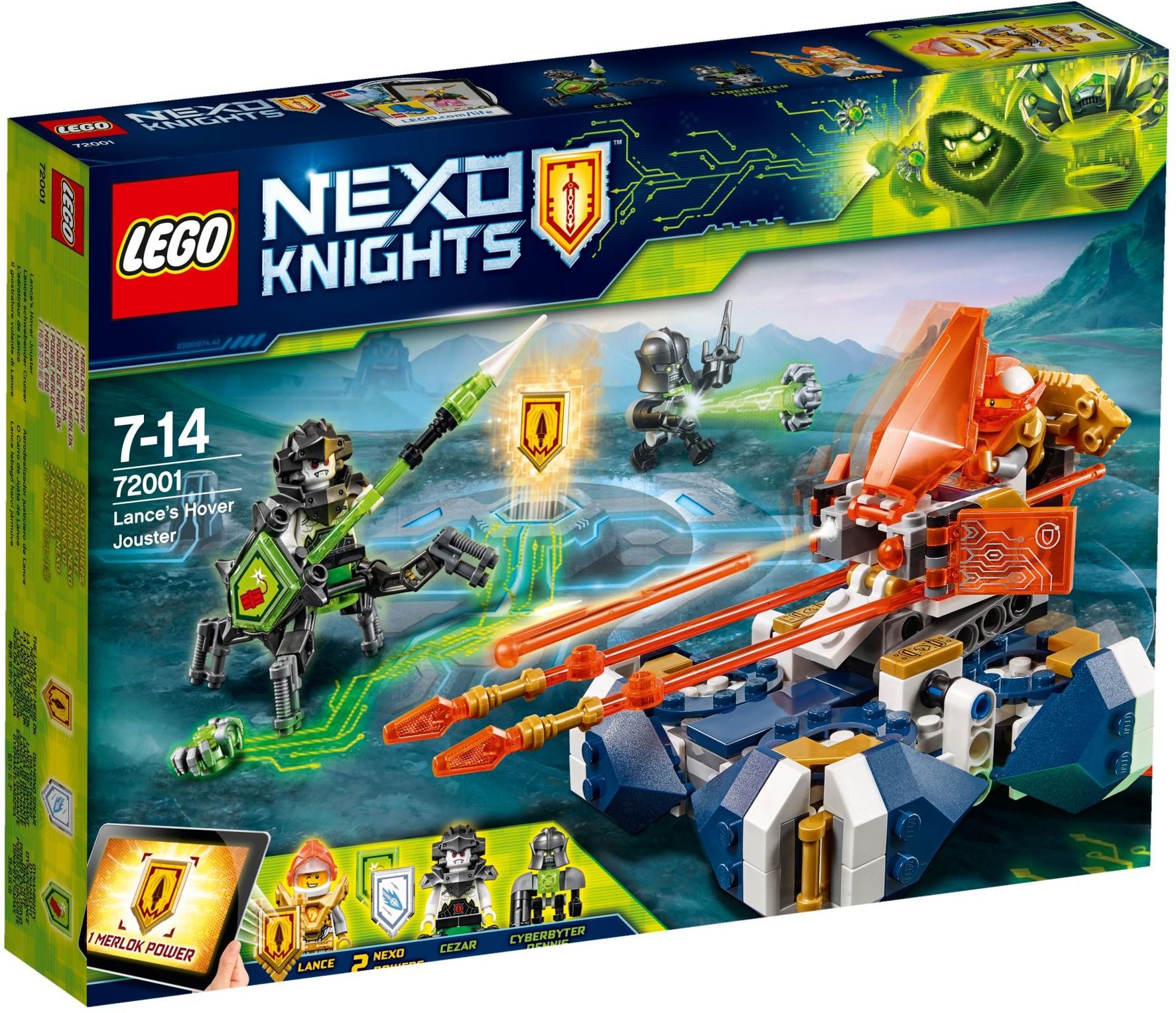 Klocki Lego Nexo Knights Bojowy Poduszkowiec Lancea 72001 Ceny I