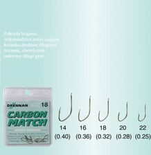 Zdjęcie Drennan Haczyki Carbon Match Nr20 - Zielonka