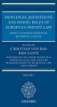 Principles Definitions & Model Rules of Eu. Priv. Law 6 vols