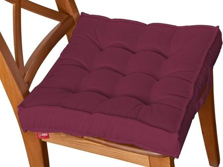 Dekoria Siedzisko Kuba Na Krzesło Cotton Panama Śliwkowy 50X50X10 Cm
