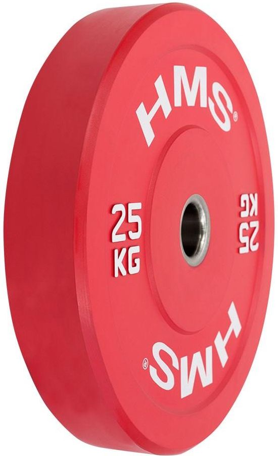 HMS CBR25 Red Talerz Olimpijski Bumper 25Kg - zdjęcie 2 HMS CBR25 Red Talerz Olimpijski Bumper 25Kg
