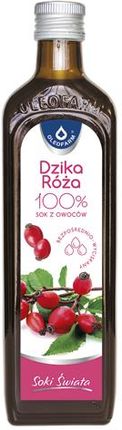 Oleofarm Dzika róża 100% sok z owoców dzikiej róży rosaVital 490ml