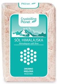Crystalline Planet Sól Himalajska Różowa Drobno Mielona 600G