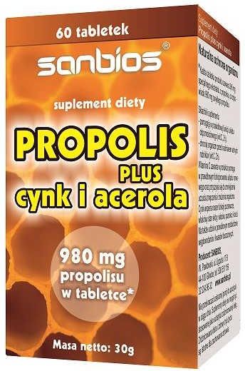 Sanbios Propolis Plus 500 Mg 60 Tabl. - Ceny I Opinie - Ceneo.pl