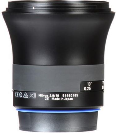 Carl Zeiss Milvus 18mm F2.8 ZE キヤノンEF用 Amazon.co.jp: ZEISS Milvus 18mm f/2.8 フルフレームカメラ
