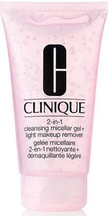clinique Cleansing Micellar Gel + Light Makeup Remover lekki żel do oczyszczania i demakijażu skóry 150ml