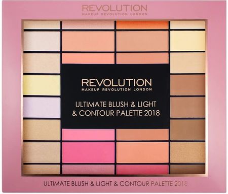 Makeup Revolution Ultimate Blush And Light And Contour Palette 2018 Paleta do konturowania