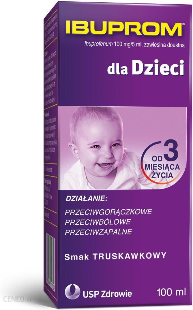 Ibuprom dla Dzieci 100 ml - Opinie i ceny na Ceneo.pl