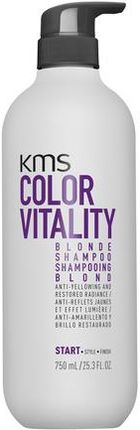 Kms California Color Vitality Blonde Shampoo szampon do włosów blond niwelujący żółty odcień 750ml