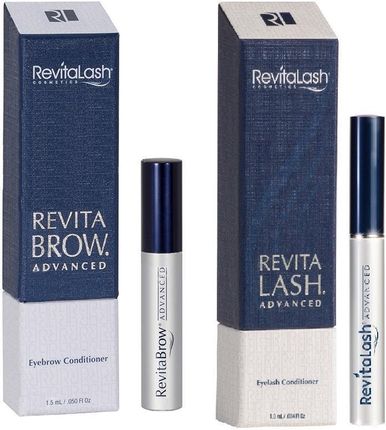 RevitaLash Zestaw Eyelash Conditioner Advanced 1ml RevitaBrow Advanced 1,5ml