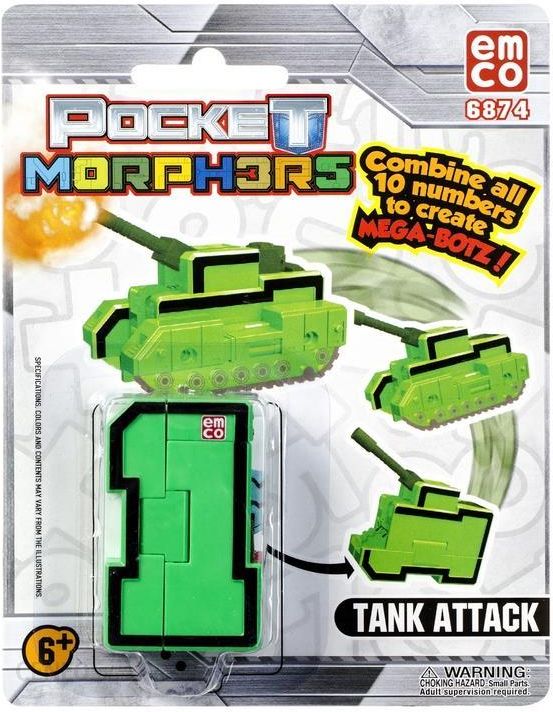 Tm Toys Pocket Morphers 1 Tank Attack 97856 Ceny I Opinie - figurka roblox homingbeacon the whispering dread sklep sportowy