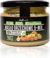 Zdjęcie Nutura Masło orzechowe 5-Mix 250g - Bisztynek