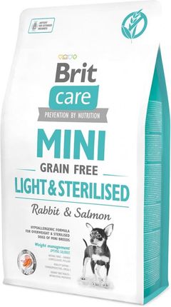 Brit Care Mini Grain Free Light Sterilised 2Kg