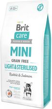Zdjęcie Brit Care Mini Grain Free Light Sterilised 7Kg - Trzebiatów