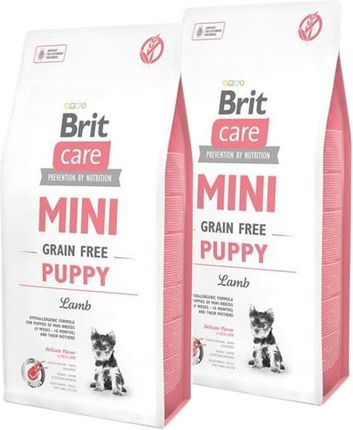 Brit Care Mini Grain Free Puppy Lamb 2X7Kg