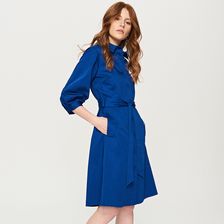 Reserved - Sukienka szmizjerka - Niebieski - zdjęcie 1