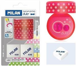 Zdjęcie Milan Temperówka Duet Różowa + 2 Gumki - Boguszów-Gorce