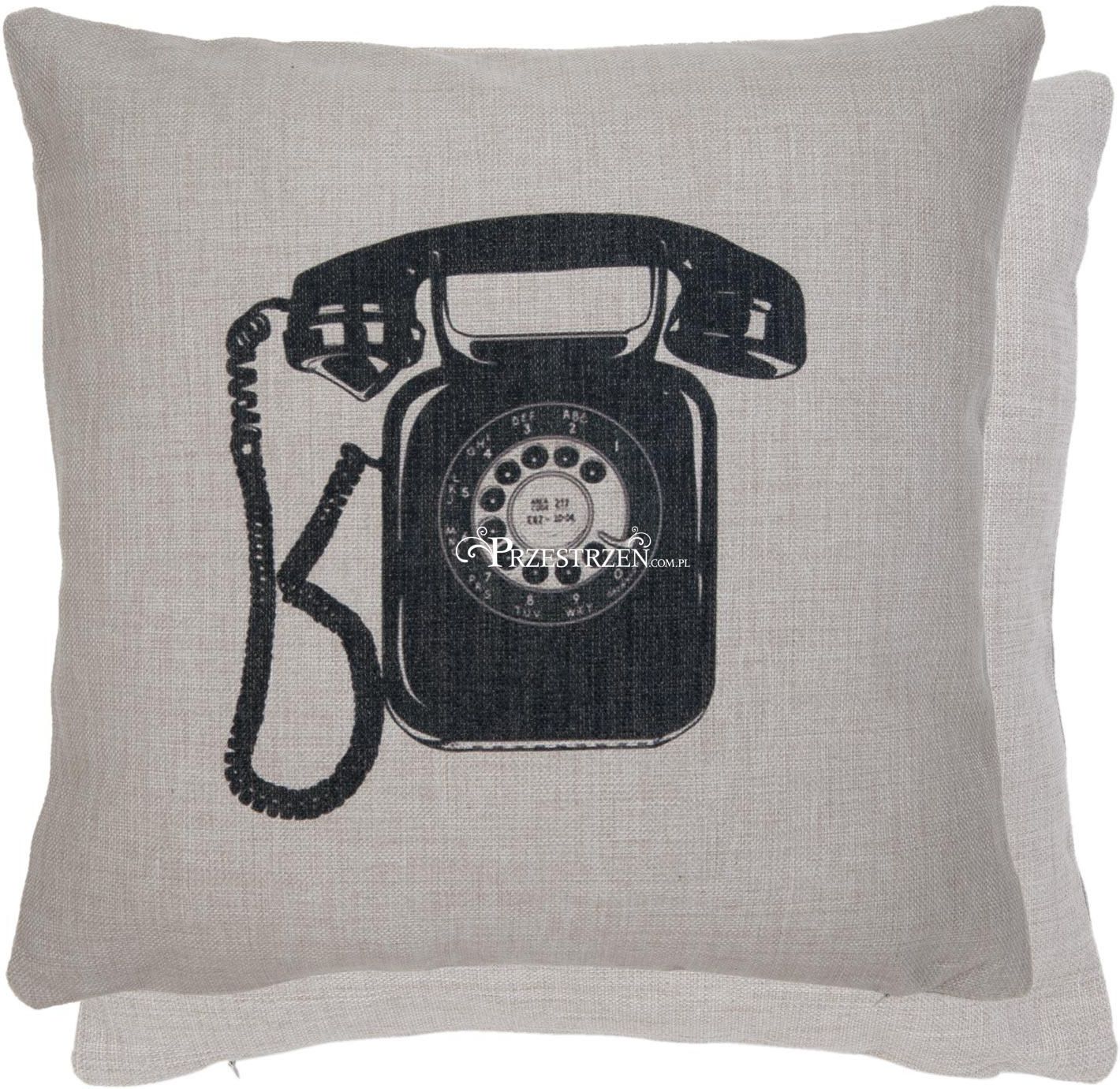 Poszewka Ozdobna Na Poduszkę Clayreeef Stary Telefon 45x45cm