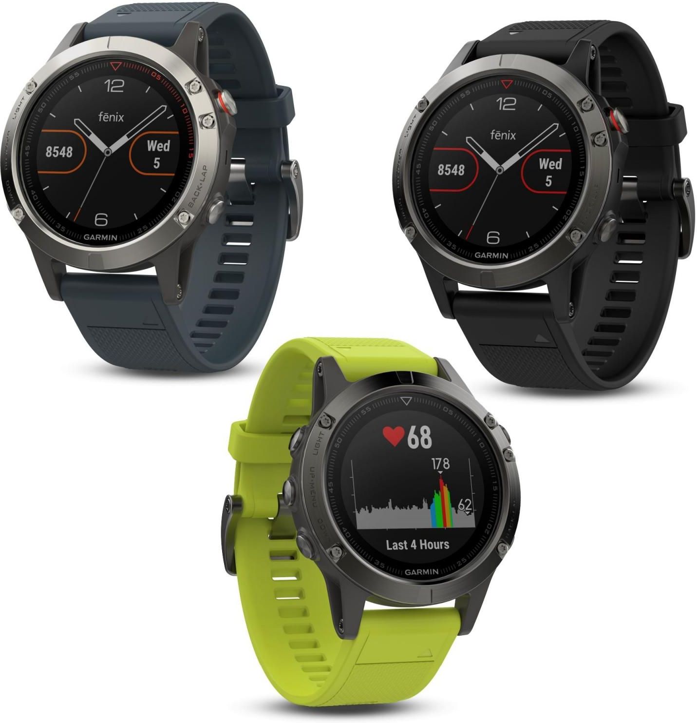 Garmin Gps Multisportuhr Fenix 5 Saphir Pulsometry Ceny i opinie