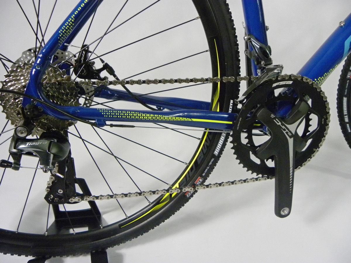 Merida Cyclo Cross 300 niebieski żółty 