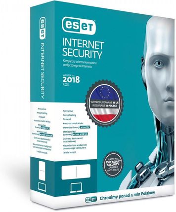 ESET Internet Security PL Kontynuacja 1 urz./ 2 lata BOX (EISK2Y1D)
