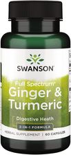 Zdjęcie Swanson Full Spectrum Ginger & Turmeric 60kaps. - Zamość