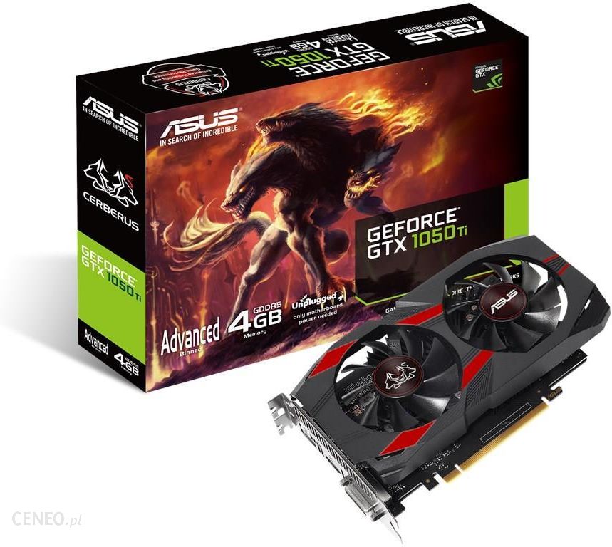 Asus GeForce GTX 1050 Ti Cerberus Advanced 4GB (90YV0A75-M0NA00)