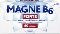 Magne B6 Forte magnez 60 tabletek - najlepsze Witaminy i minerały