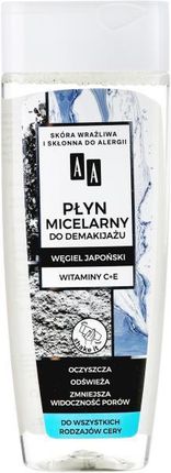 AA Carbon&Clay węglowy płyn micelarny 200 ml