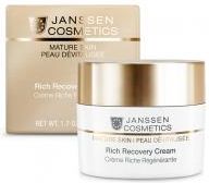 Krem Janssen Cosmetics Rich Recovery Cream regenerujący z kompleksem CRC na noc 50ml