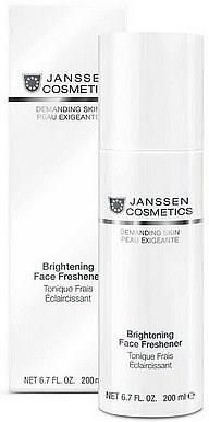 Janssen Cosmetics Brightening Face Freshener Bezalkoholowy tonik rozjaśniający 200ml