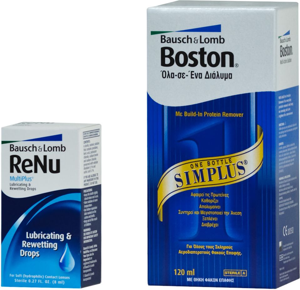 Akcesoria do soczewek Bausch Lomb Płyn Boston Simplus 120ml krople