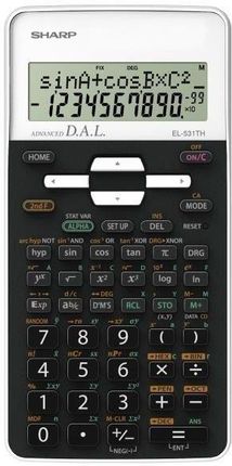 Kalkulator Sharp EL-531THWH (EL531THWH) Czarna/Biała