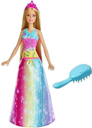 Barbie Lalka Magiczne Włosy Księżniczki Frb12