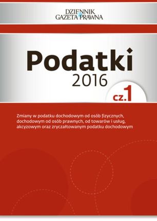 Podatki 2016 cz. 1. Tomasz Krywan