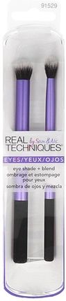 Real Techniques Eye Shade + Blend Pędzle do makijażu oczu