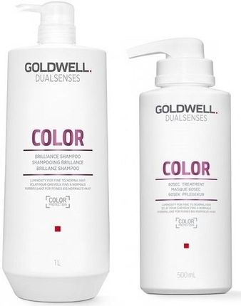 Goldwell Color zestaw do włosów farbowanych Szampon 1000ml + Maska 1000ml