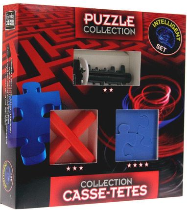 Eureka 3D Łamigłówka Intelligent: Key Maze / Square Jigsaw / Cross Puzzle