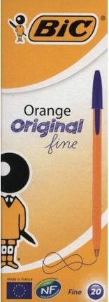 Bic Długopis Orange Original Fine Niebieski 20Szt