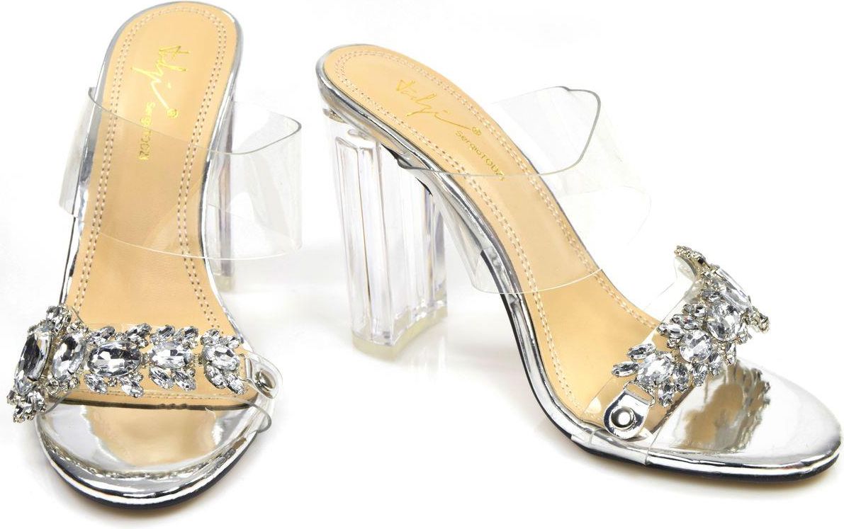 buty damskie z obcasami w kamieniami